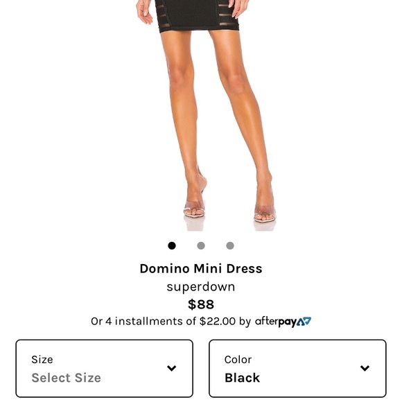 NWT Dominó mini dress in black - Picture 8 of 8